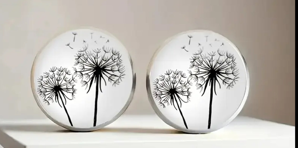 Dandelion Stud Earrings