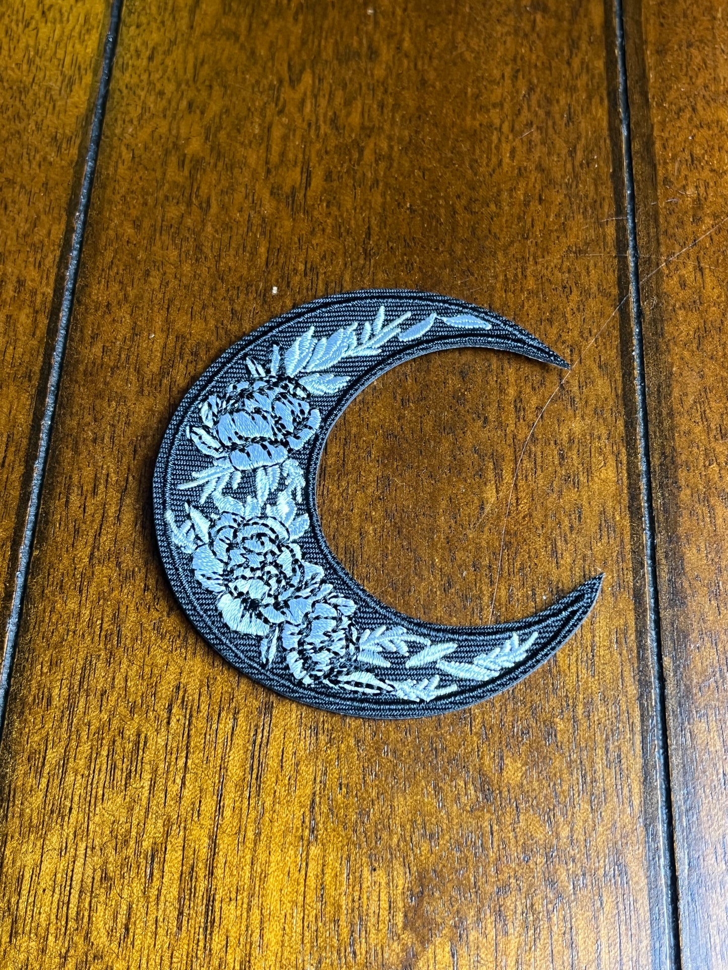 Iron On Moon Embroidered Patch