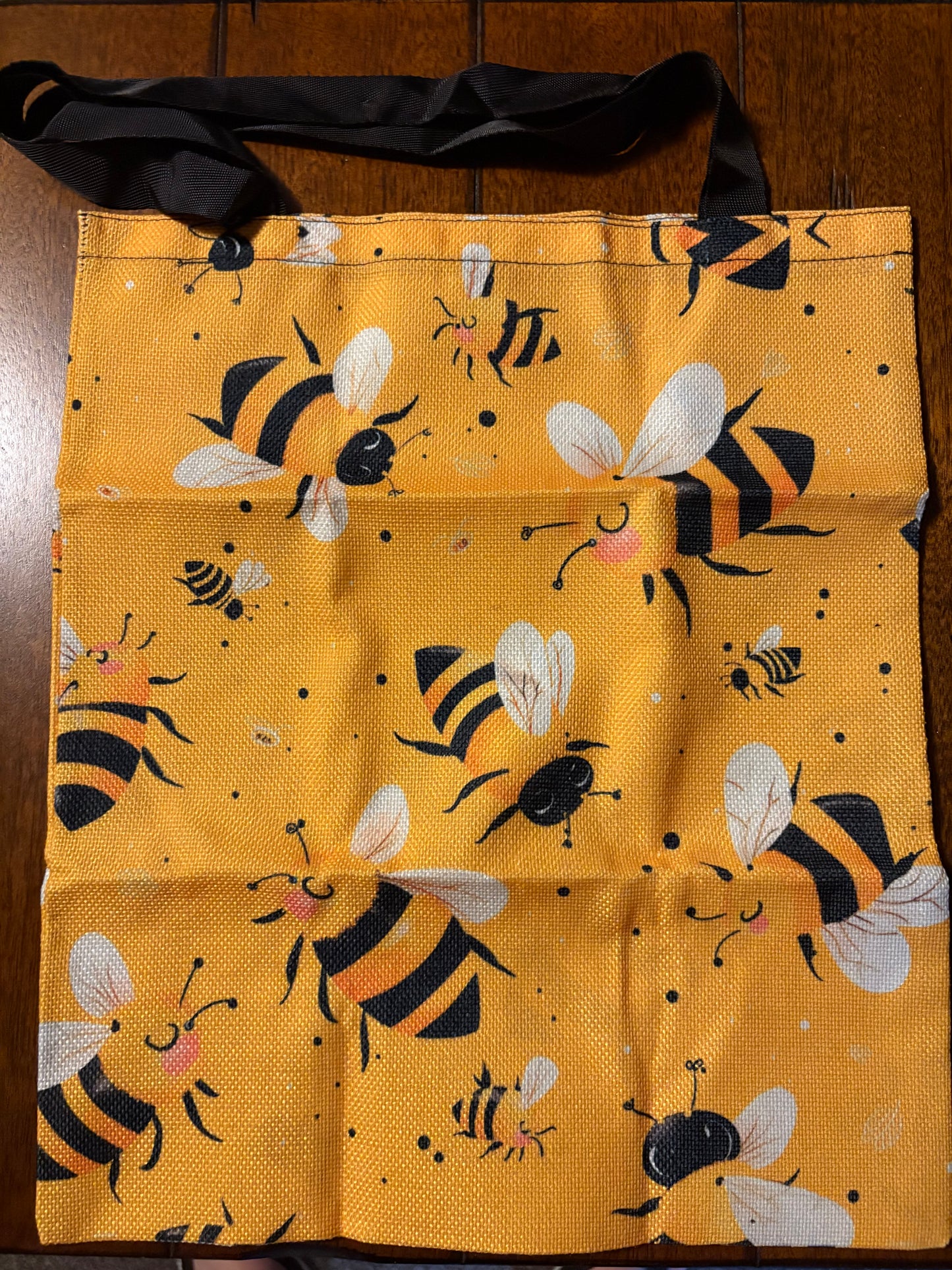 Yellow Bumblebee Tote Bag