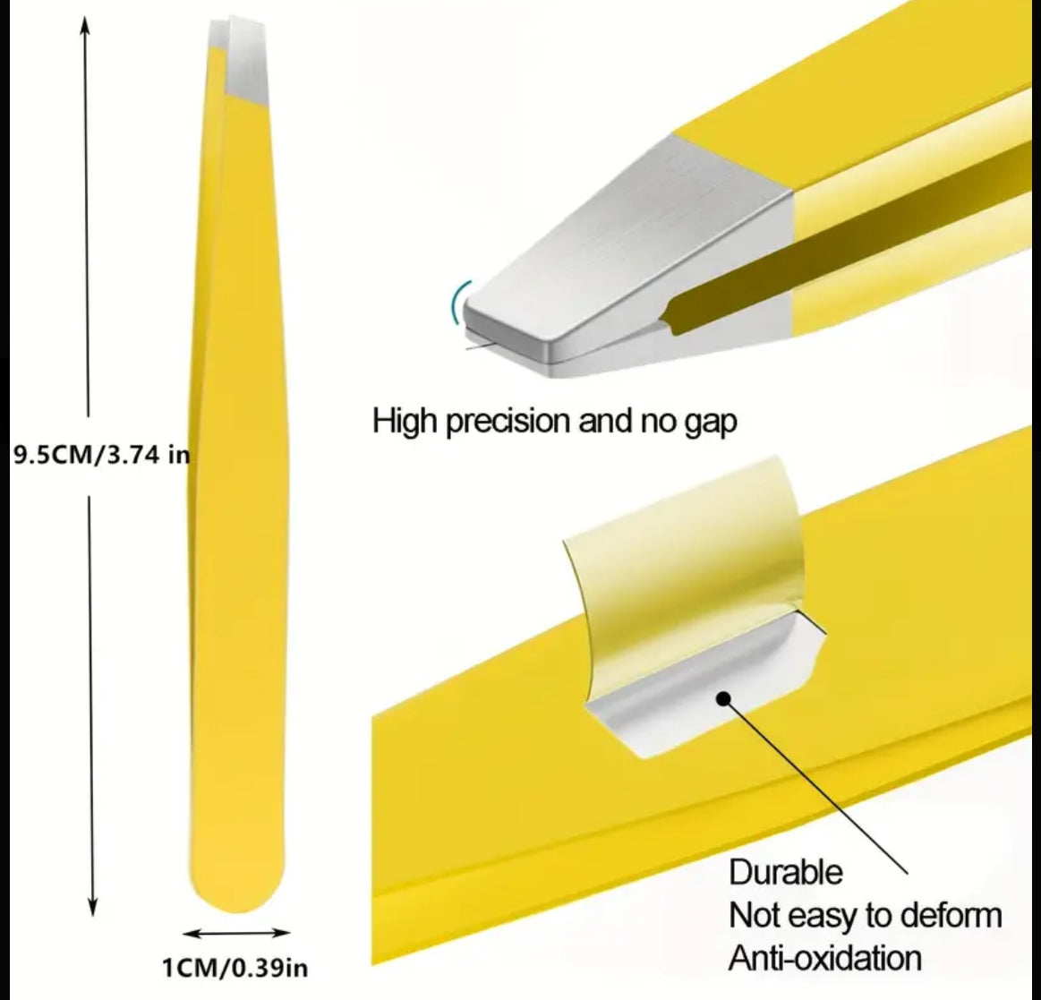 Green Diagonal Tweezers