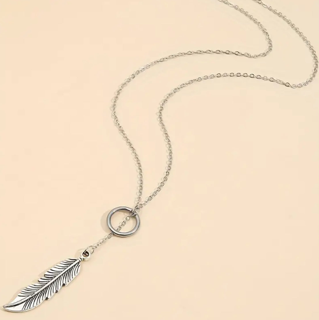 Vintage Feather Necklace