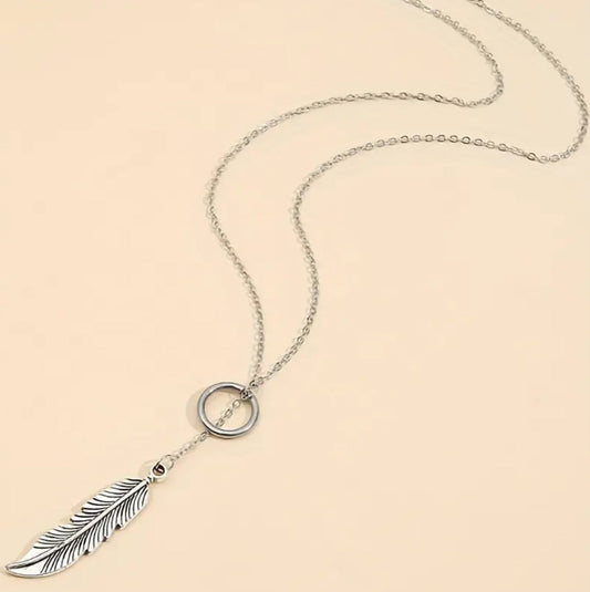 Vintage Feather Necklace