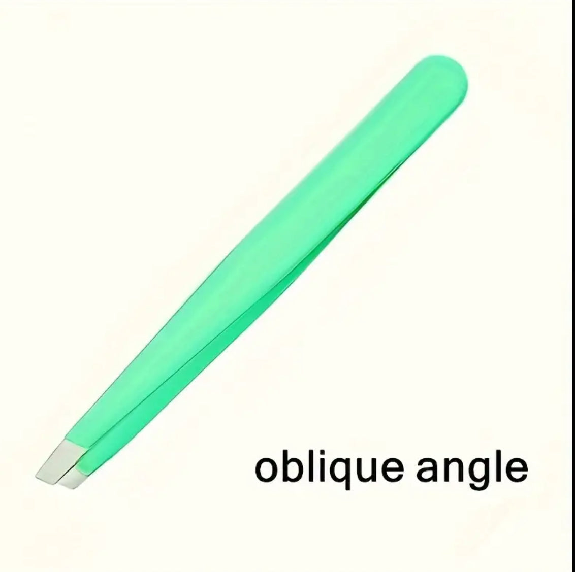 Green Diagonal Tweezers