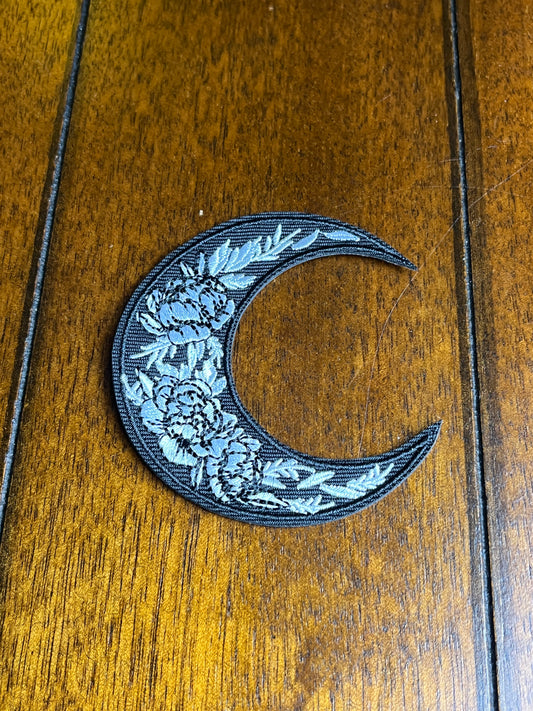 Iron On Moon Embroidered Patch